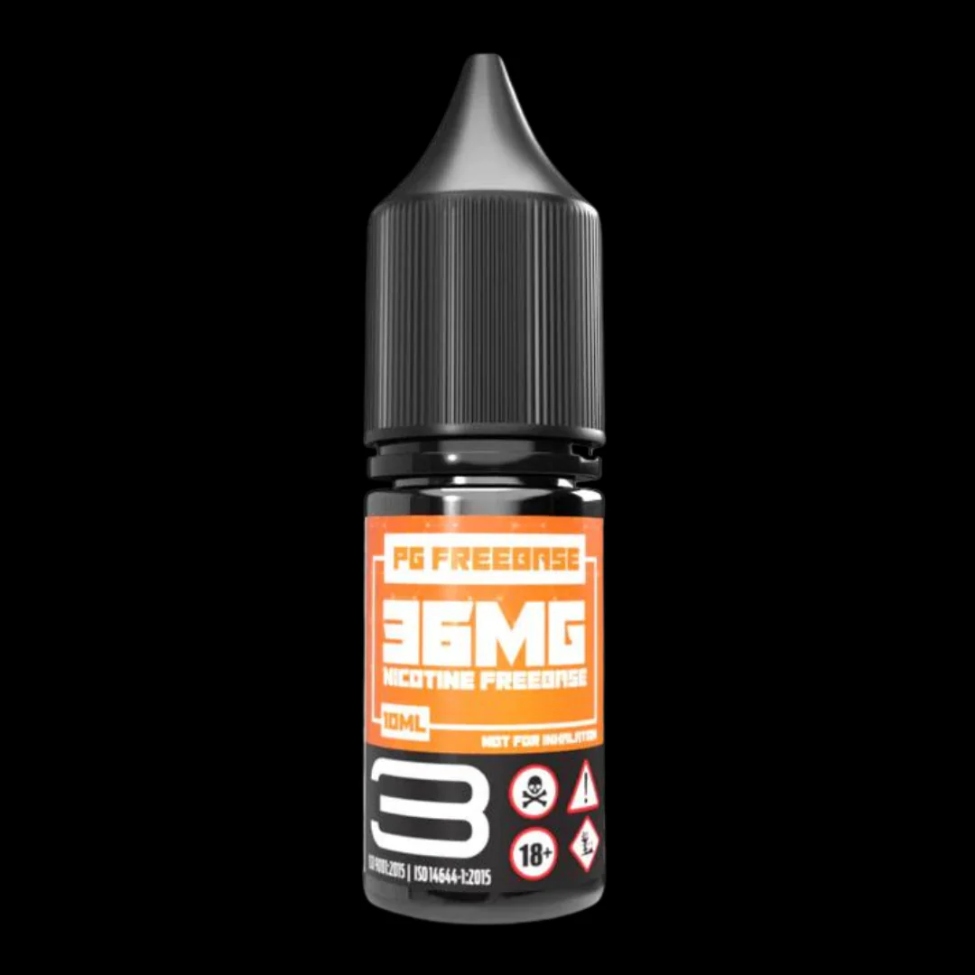 ADDITIVES-PurePlusNicotine36mg NICOTINE SHOT SALT FREBASE VG 6MG 10ML PURE + - Image 1