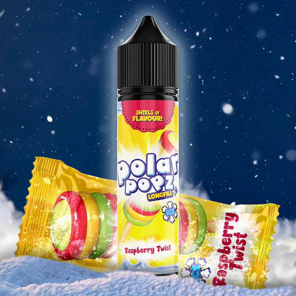 Individual-LONGFILL---POLAR-POPZ---RASPBERRY-60ML POLAR POPZ NIC SALT AROMA 60ML RASPBERRY TWIST - Image 1