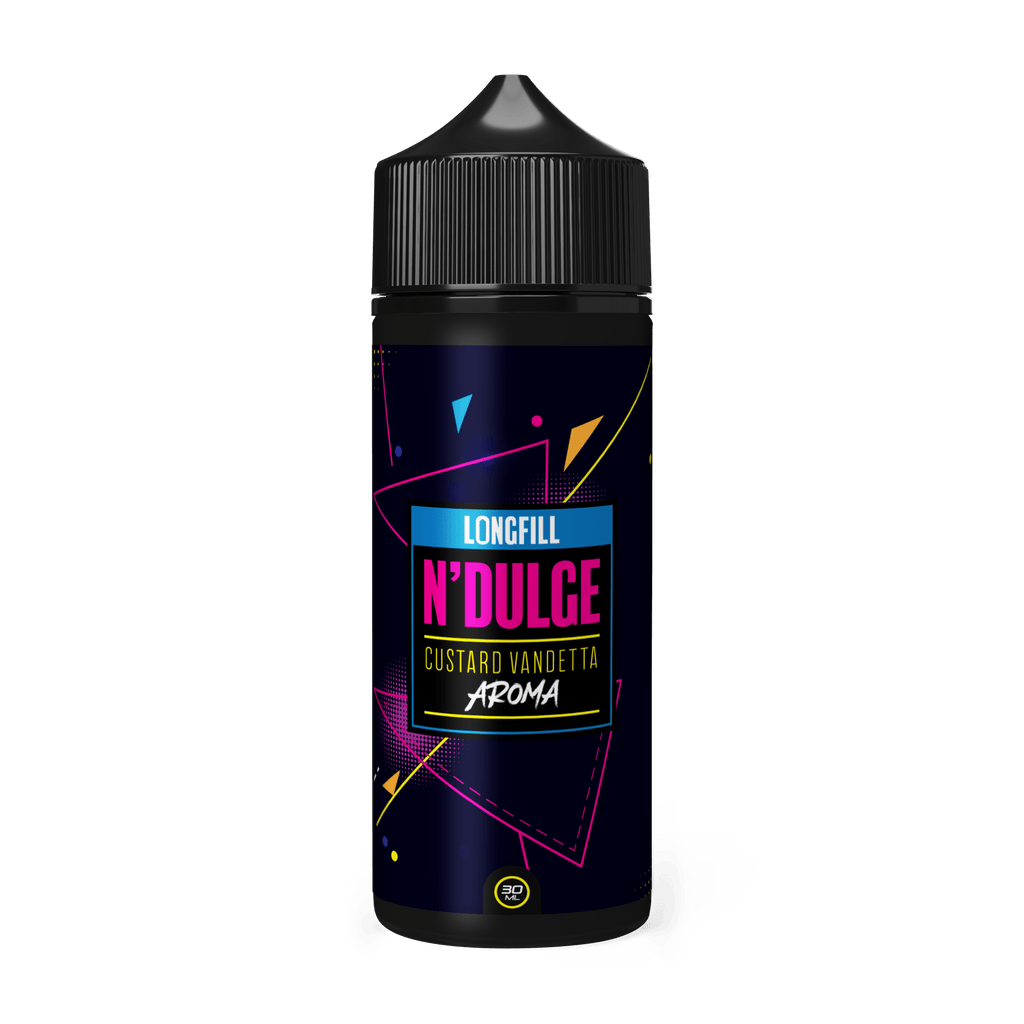 R (1) N'DULGE 15ML AROMA LONG FILL CUSTARD VENDETTA - Image 1