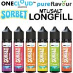 1 CLOUD SORBET SALT NIC AROMA  30ML BLUSH FREEZE [60ML BOTTLE]