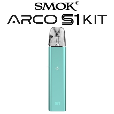 Smok-Arco-S1-Pod-Kit-Cyan.jpg SMOK ARCO S1 KIT CYAN - Image 1