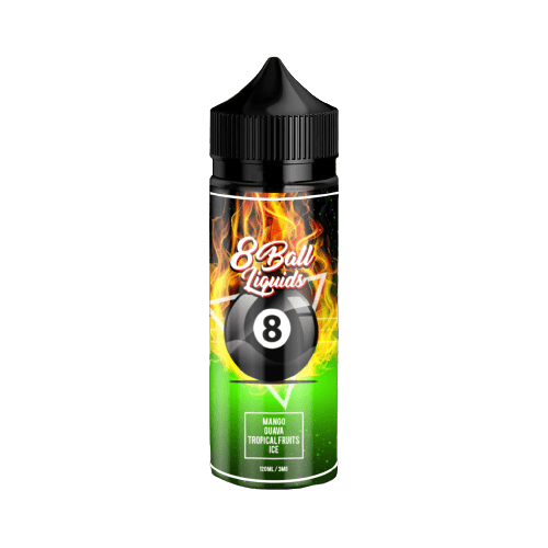 8 BALL _ Mango Guava Tropical Fruits 120ml (1) 8BALL FREEBASE AROMA 120ML ALOE VERA GRAPE ICE - Image 1