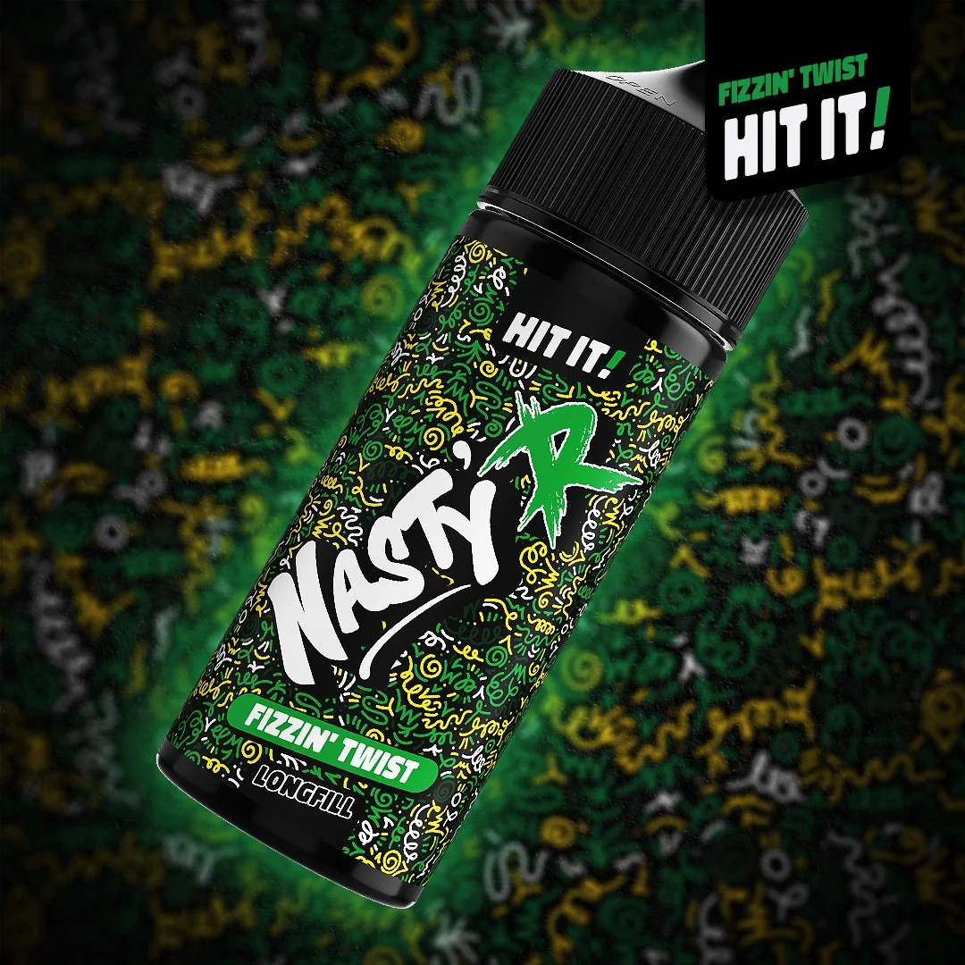 FIZZIN-TWSIT-120ML NASTY'R FREEBASE AROMA 120ML FIZZIN TWIST - Image 1