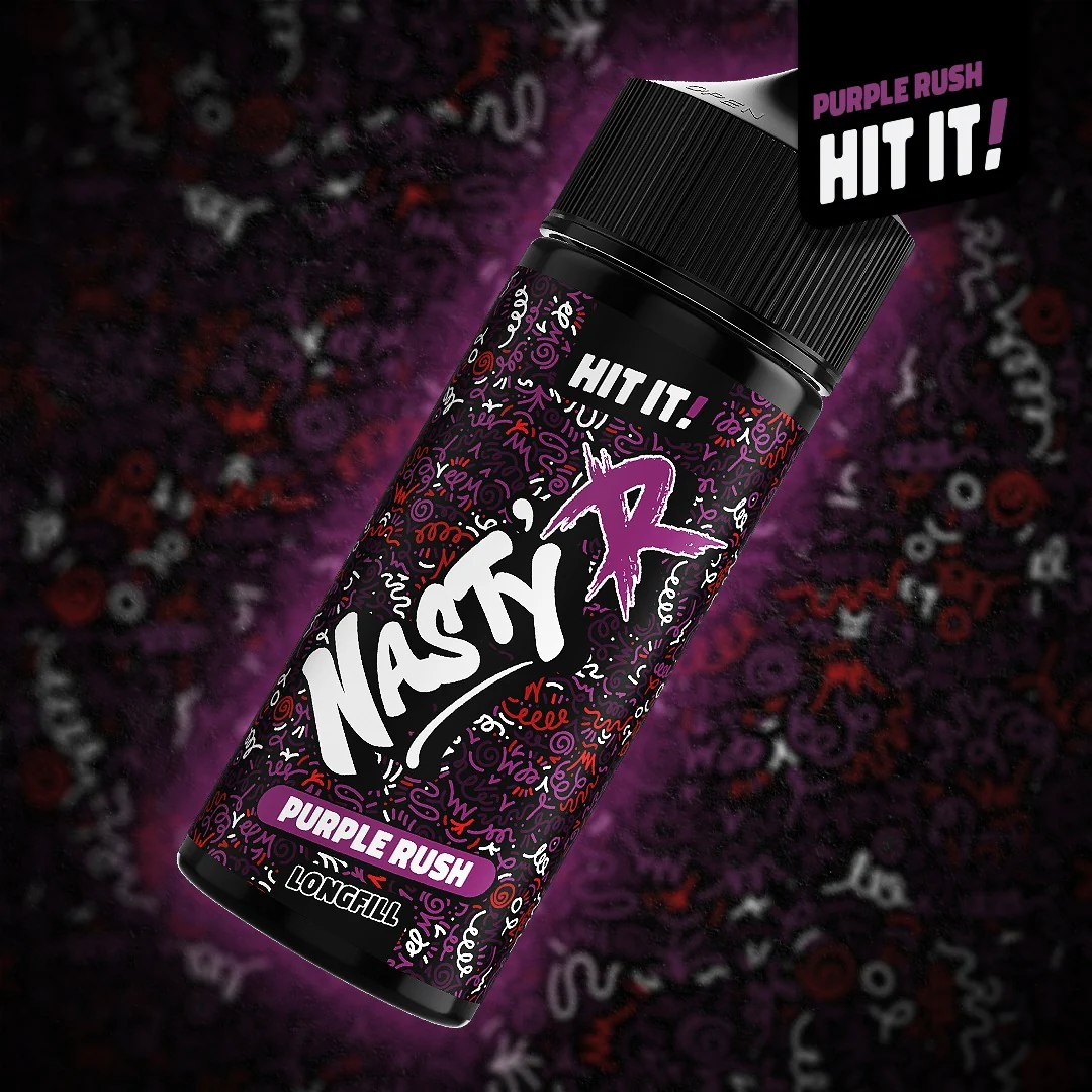 PURPLE-RUSH-120ML NASTY'R FREEBASE AROMA 120ML PURPLE RUSH - Image 1